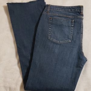 BITTEN SJP RAW FRAYED HEM JEANS 14 LONG